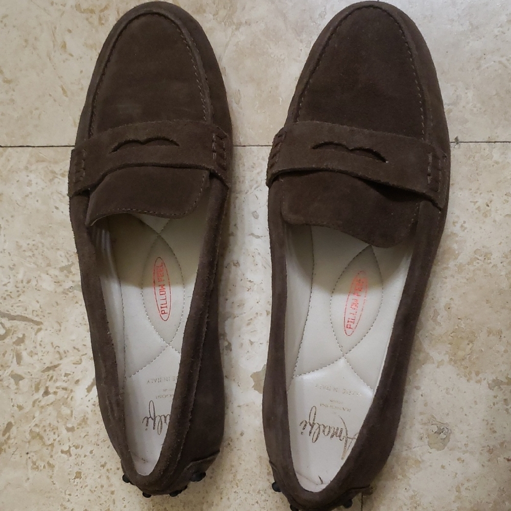 Amalfi Women's Brown Suede Loafers